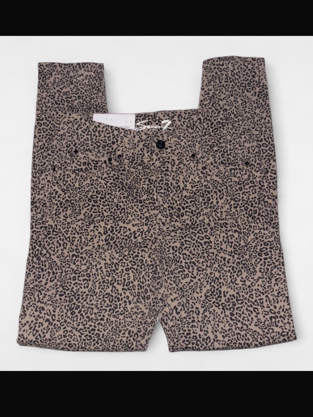 Seven7 Leopard Print Skinny Jeans - Women’s 6 - Picture 3 of 9